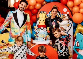 Mariano Di Vaio, il party a tema Pokemon per il figlio