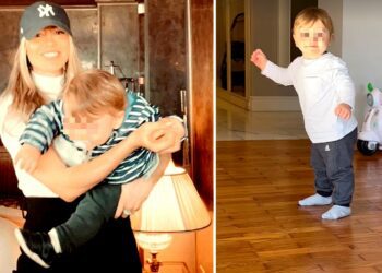 Martina Stella: i primi passi del figlio Leo