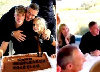 Francesco Totti festeggia il compleanno del figlio con Noemi