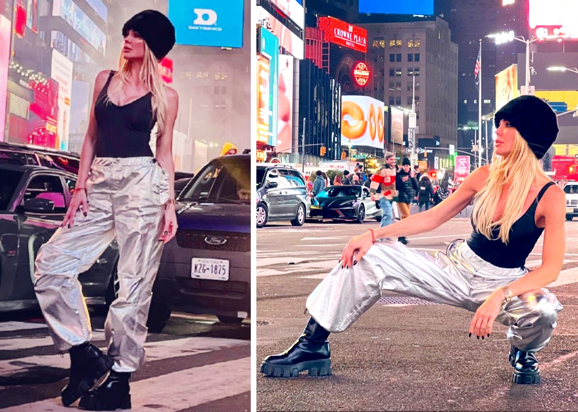 Ilary Blasi a New York nonostante il gelo in canottiera a Time Square (ma tiene il colbacco): foto – Fixcerz.it
