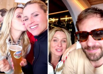 Hunziker e Trussardi in vacanza insieme sulla neve