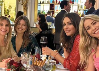 Balivo, Santarelli e Romanoff a cena per Natale