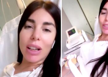 Bianca Atzei incinta di 9 mesi ancora in ospedale: ''Ho rischiato di dover partorire e fare le trasfusioni…''