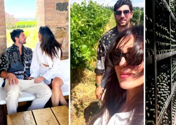 Cecilia Rodriguez e Ignazio Moser tra vini e cantine in Argentina
