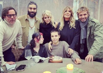 Selvaggia Lucarelli festeggia i 18 anni del figlio Leon