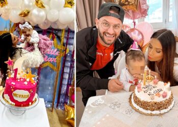 Alessia Macari festeggia il primo compleanno di Nevaeh