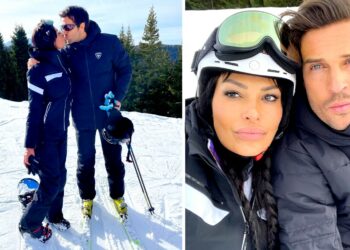 Carolina Marconi e Alessandro Tulli sulla neve