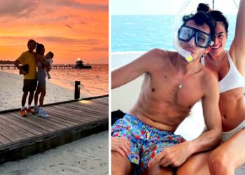 Valentino Rossi e Francesca Sofia Novello alle Maldive con Giulietta