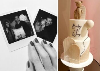 Le foto del baby shower di Luca Argentero e Cristina Marino