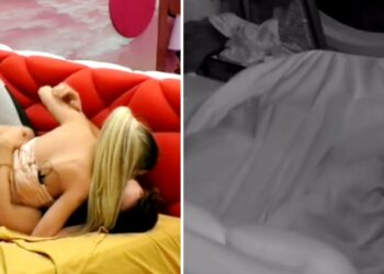 Oriana Marzoli e Daniele Dal Moro a letto insieme dopo la puntata del GF Vip: bacio sotto le coperte, guarda