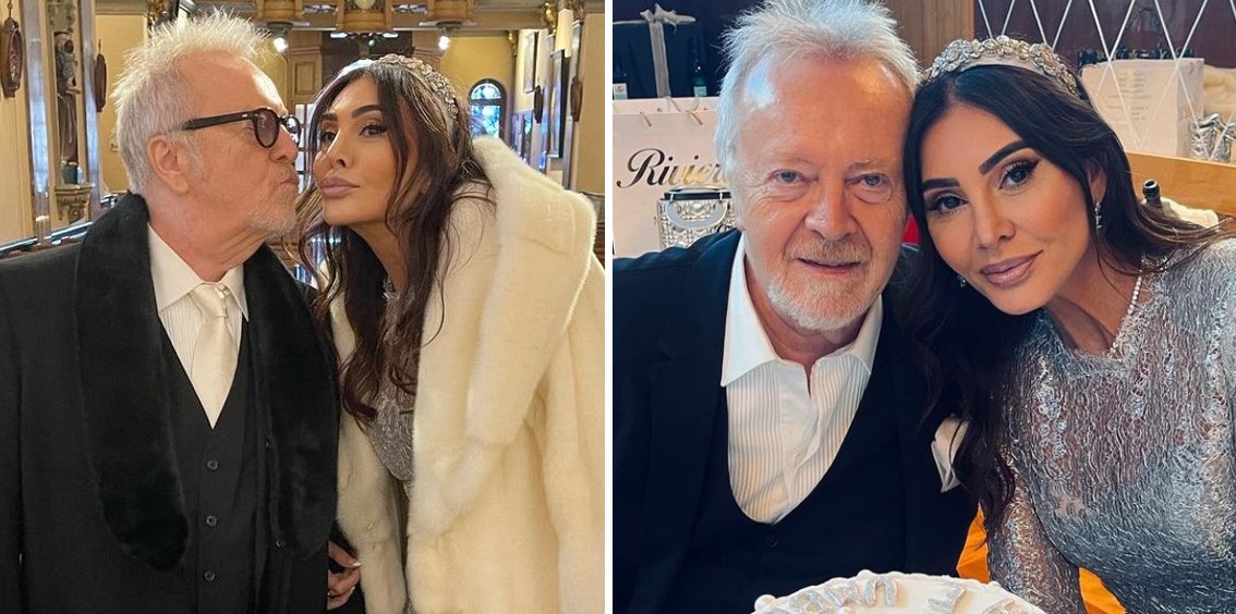 Umberto Tozzi festeggia i 25 anni di nozze con la moglie e rinnova le