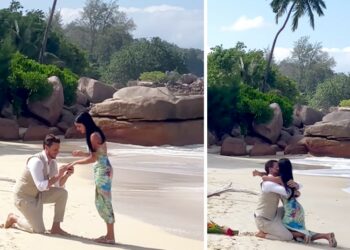 La proposta di nozze da sogno di Andrea Dal Corso a Teresa Langella