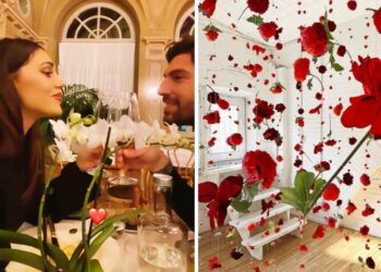 Cecilia Rodriguez e Ignazio Moser festeggiano San Valentino alle terme
