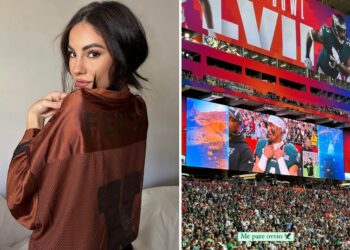 Giulia De Lellis in Arizona per il super bowl