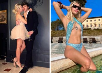 Le foto del weekend di Clizia Incorvaia e Paolo Ciavarro in Toscana