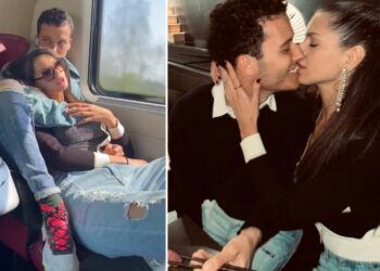 Antonella Fiordelisi e Edoardo Donnamaria a cena a Roma e poi a Milano