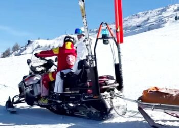 Federica Nargi ha un attacco di panico sulla neve
