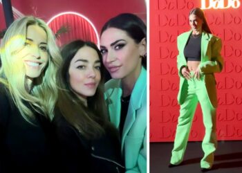 Melissa Satta e le altre vip all'evento Dodo