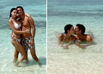 Michela Quattrociocche col fidanzato ai tropici: la vacanza romantica della coppia, foto