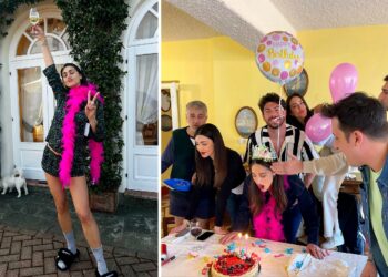 Cecilia Rodriguez stacca il telefono e festeggia 33 anni in famiglia sul lago: foto