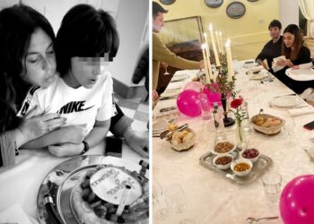 La mamma di Belen e Cecilia Rodriguez compie 60 anni, grande festa con tutto il 'clan' compreso De Martino: foto