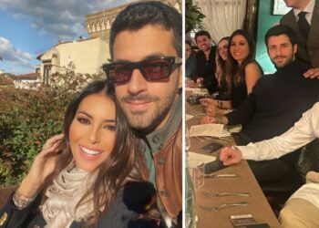 Elisabetta Gregoraci ormai vive alla luce del giorno l'amore col giovane Giulio Fratini: a Firenze per il compleanno di lui