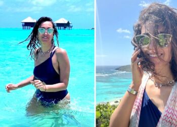 Caterina Balivo a Pasqua vola ai Caraibi con la famiglia