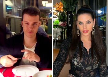 Antonella Fiordelisi e Edoardo Donnamaria romantici a Milano