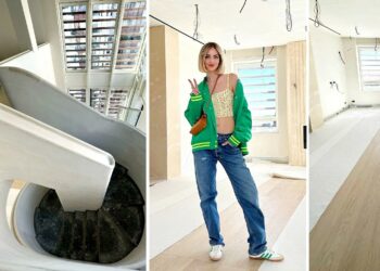 Chiara Ferragni visita il cantiere della nuova casa a Milano