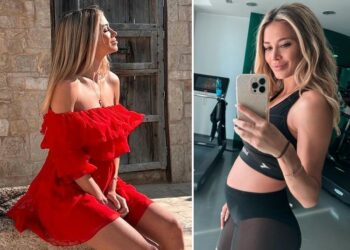 Diletta Leotta mostra il pancino che cresce
