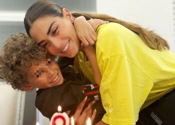 Melissa Satta festeggia i 9 anni del figlio Maddox