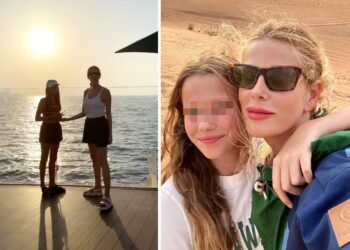 Vacanze di Pasqua a Dubai per Alessia Marcuzzi e la figlia Mia