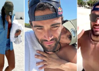 Melissa Satta e Matteo Berrettini: ecco il selfie da Miami