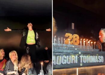Tommaso Zorzi per i 28 anni organizza un party a tema