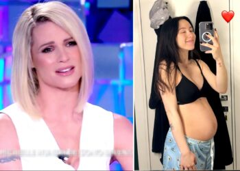''Ho visto uscire il bambino dal ventre di mia figlia'': Michelle Hunziker racconta il parto di Aurora Ramazzotti