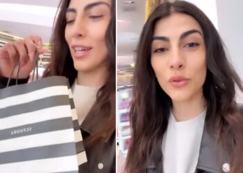 ''Qui ci sono i brand che mi piacciono'': Giulia Salemi spende ben 600 dollari in un batter d'occhio nella profumeria di Los Angeles