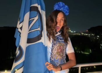 Caterina Balivo impazzisce per lo scudetto del Napoli