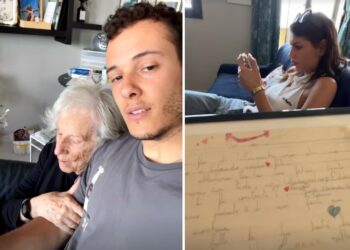 Antonella Fiordelisi incontra la nonna di Edoardo Donnamaria