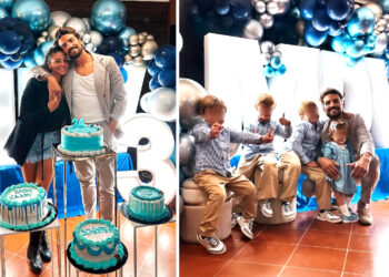 Mariano Di Vaio festeggia 34 anni con tutta la famiglia