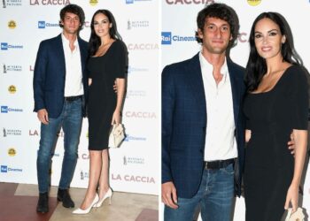 Michela Quattrociocche mondana a Roma col fidanzato: sul red carpet insieme a Giovanni Naldi