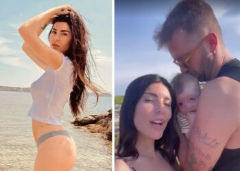 Bianca Atzei e Stefano Corti in Sardegna: prima vacanza da genitori col figlio di 4 mesi e mezzo nel resort a 5 stelle, foto