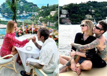 Fuga romantica a Portofino per Chiara Ferragni e Fedez