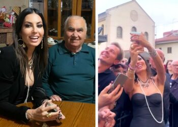 Elisabetta Gregoraci torna in Calabria dalla sua famiglia