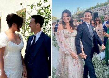 Alena Seredova ha indossato quattro abiti per il suo matrimonio