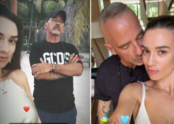 Eros Ramazzotti e la nuova fidanzata Dalila Gelsomino inseparabili: insieme nel loro Messico, foto