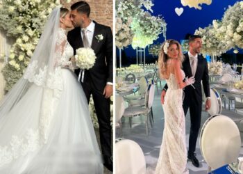 L'influencer Chiara Nasti e il calciatore Mattia Zaccagni si sono sposati: il matrimonio 'identico' a quello di Totti e Ilary