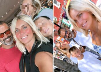 Katia Pedrotti e Ascanio Pacelli con i figli in Nebraska