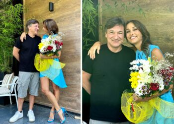 Benedetta Parodi e Fabio Caressa festeggiano 24 anni di matrimonio