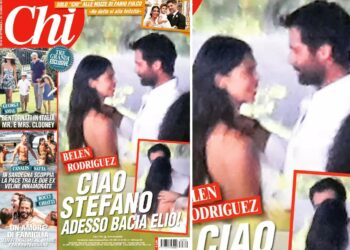 Per 'Chi' Belen Rodriguez ora sta con l’imprenditore Elio Lorenzoni, matrimonio con Stefano De Martino finito