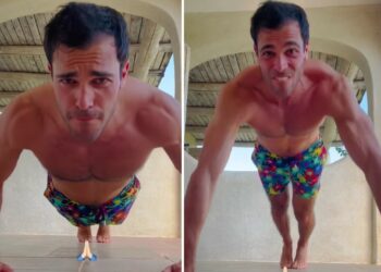 Gli dicono che è ''dimagrito e invecchiato'', Goffredo Cerza, compagno di Aurora Ramazzotti, risponde mostrandosi così